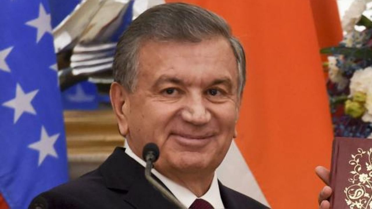 Uzbek President Shavkat Mirziyoyev. Credit: PTI File Photo