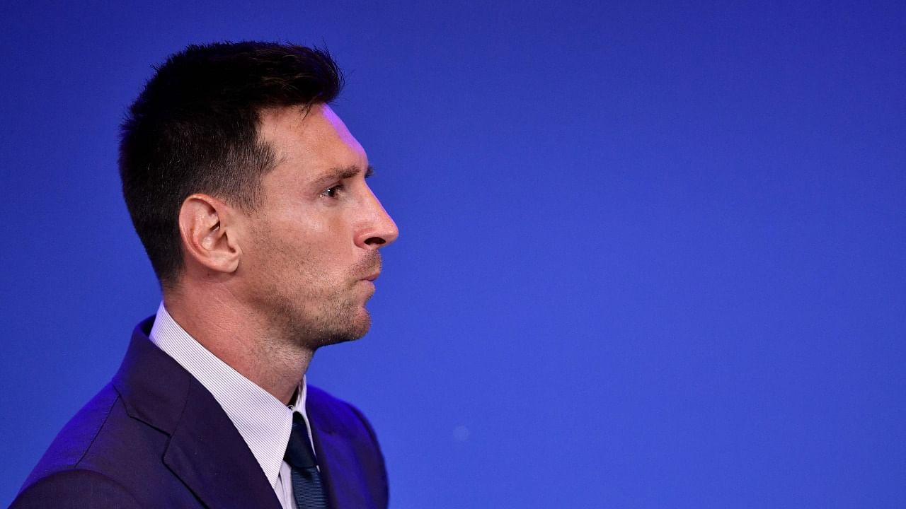Messi bid a tearful farewell to Barcelona on Sunday. Credit: AFP Photo