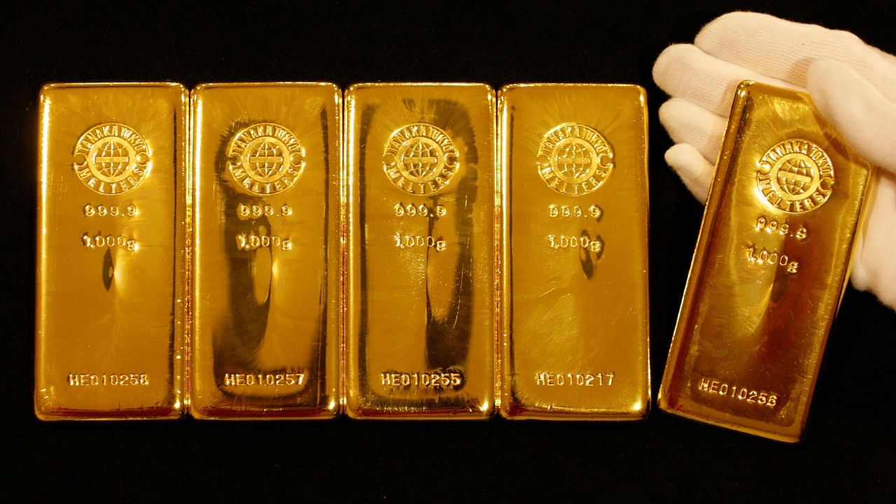 Spot gold was up 0.4 per cent at $1,735.58 per ounce by 05:23 GMT. Credit: Reuters Photo