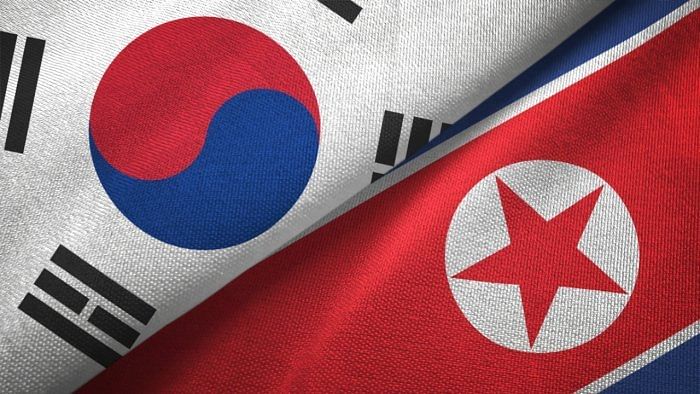 South Korea and North Korea flags. Credit: iStock Photo