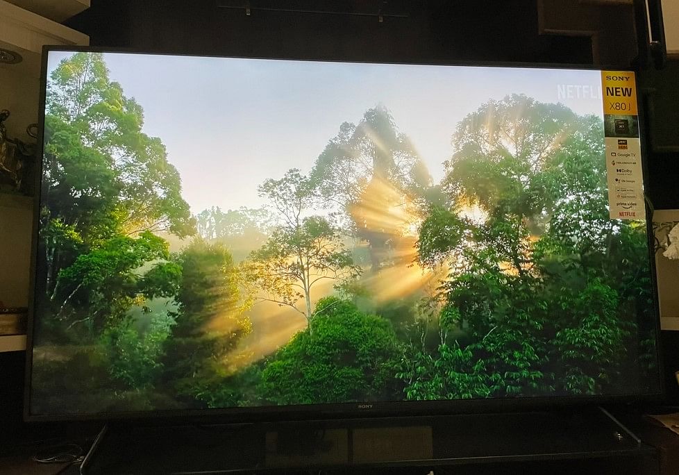 Sony BRAVIA X80J Google TV. Credit: DH Photo/KVN Rohit