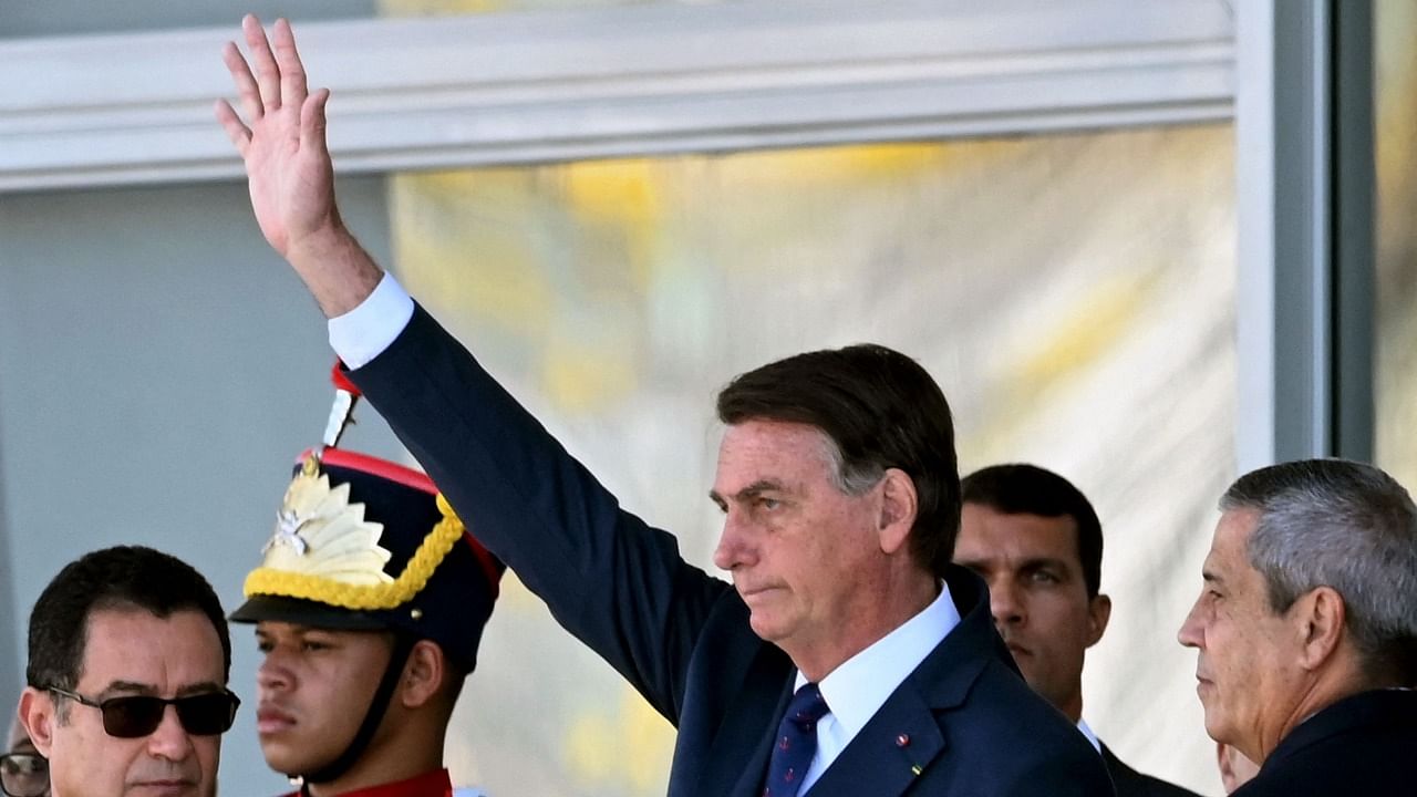 Brazilian President Jair Bolsonaro (C). Credit: AFP Photo
