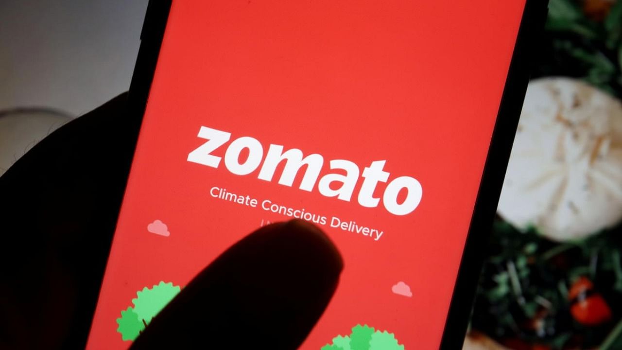 Zomato Ltd shares rose more than 5% on Wednesday. Credit: Reuters Photo