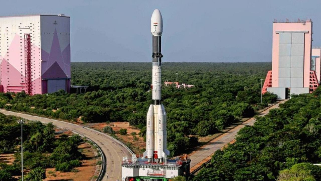 As the 26-hour countdown for Thursday's launch concluded, the 51.70-metre tall rocket lifted off majestically at 05.43 am. Credit: PTI Photo