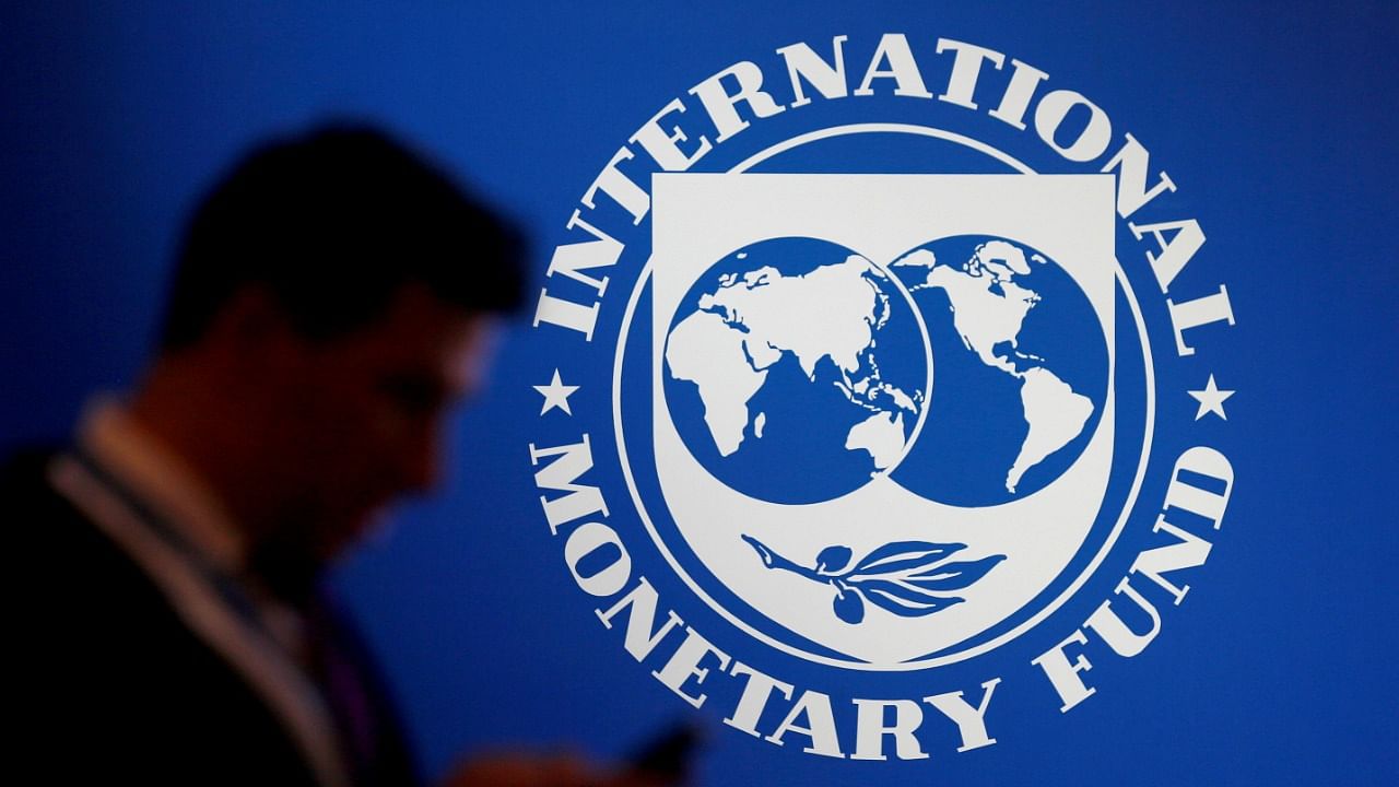A logo of the IMF. Credit: Reuters File Photo
