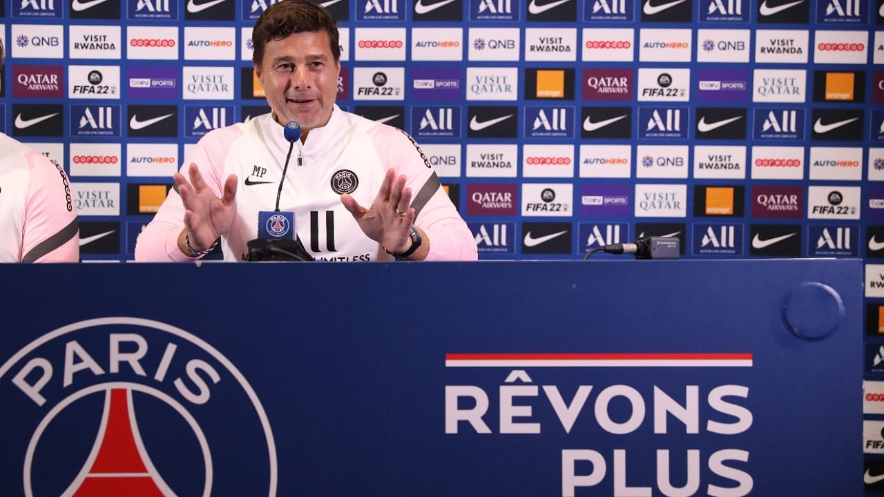 Paris-Saint Germain (PSG) coach Mauricio Pochettino. Credit: Reuters Photo