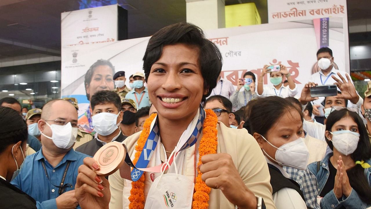 Olympic bronze medallist boxer Lovlina Borgohain. Credit: PTI File Photo