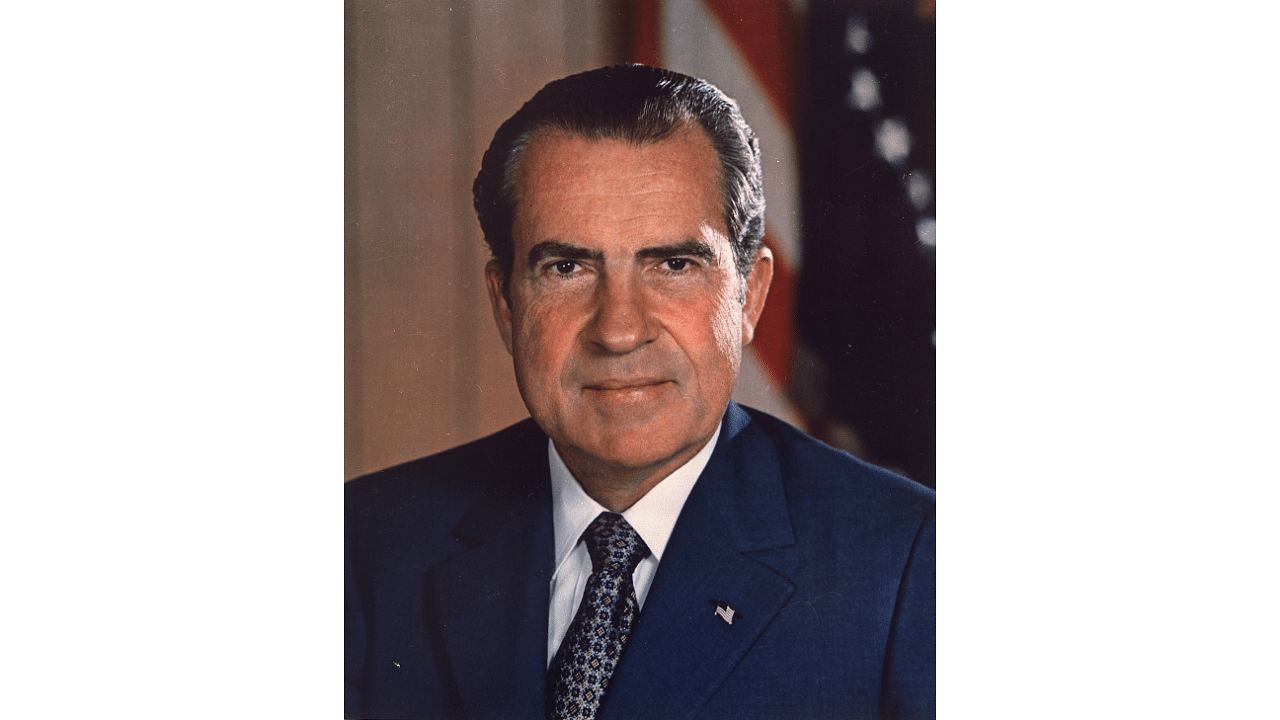 US President Richard Nixon. Credit: DH File Photo