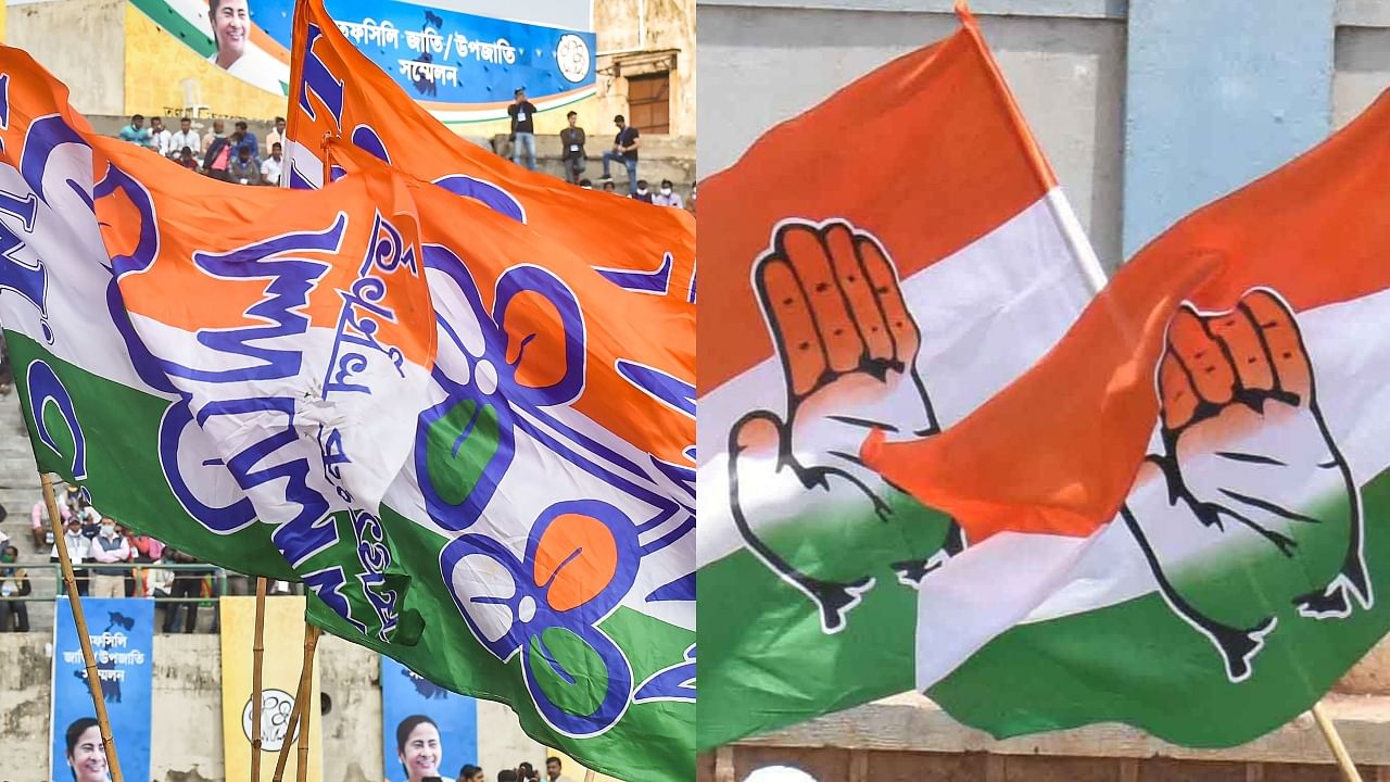 TMC accused the Congress of failing to fulfill its role at the national, level resulting in the BJP coming to power at the Centre with a massive mandate. Credit: PTI, DH File Photos
