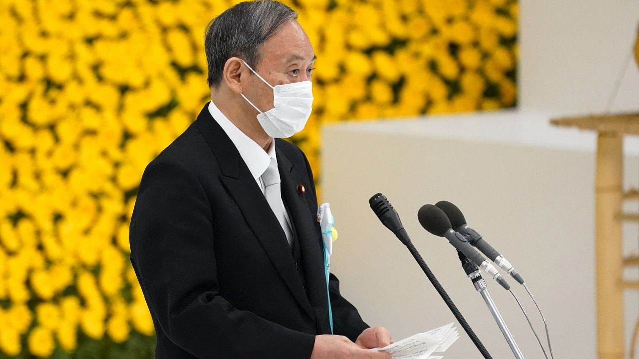 Japan Prime Minister Yoshihide Suga. Credit: AFP Photo