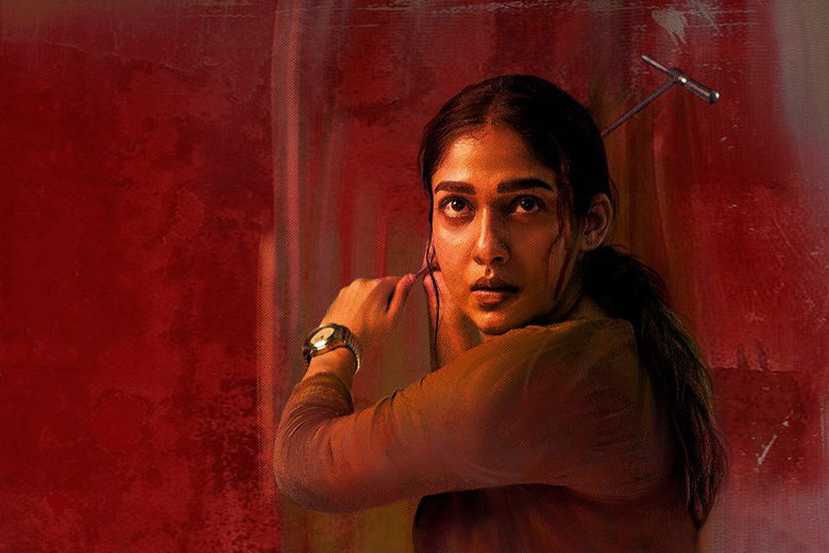 Nayanthara is terrific in 'Netrikann'.  