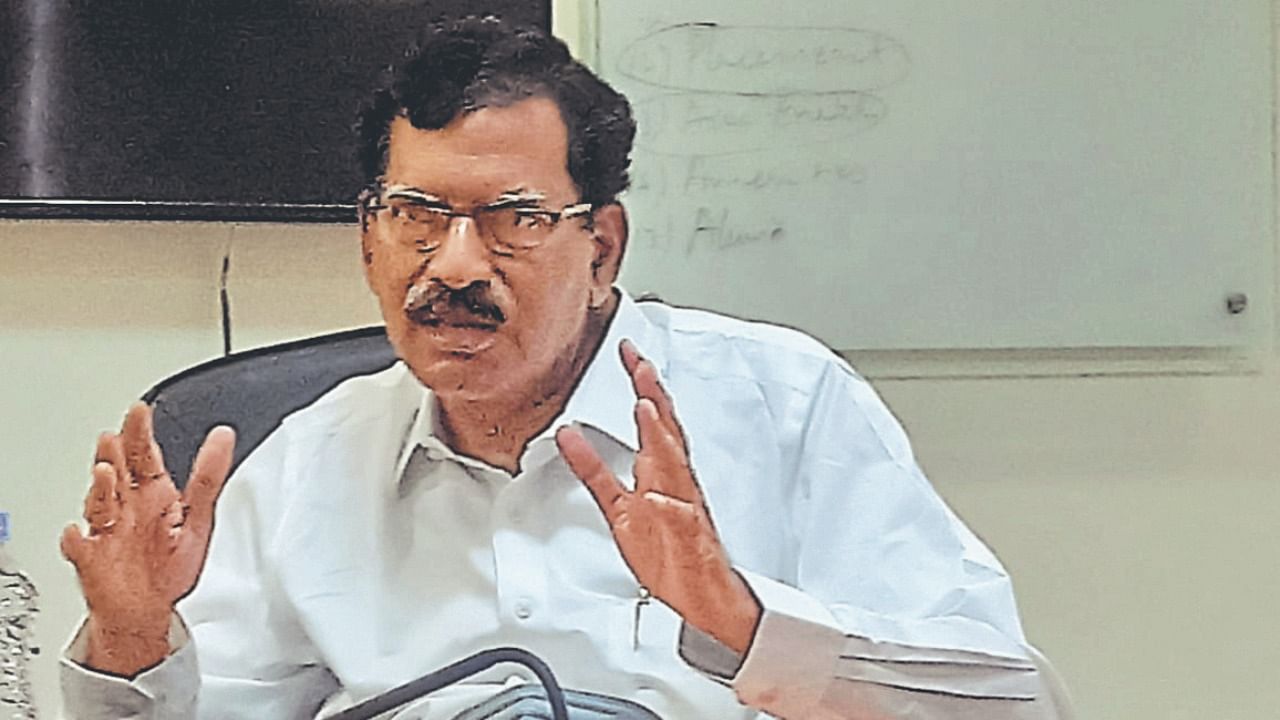 Central University of Karnataka Vice Chancellor Battu Satyanarayana. Credit: DH Photo