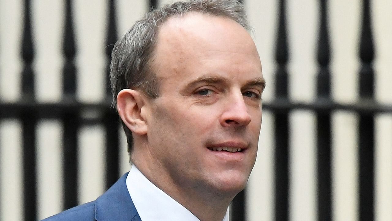 Britain's Foreign Secretary Dominic Raab. Credit: Reuters File Photo