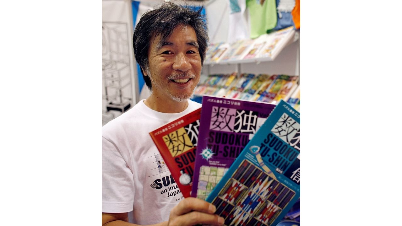  'Father of Sudoku' Maki Kaji. Credit: Reuters File Photo