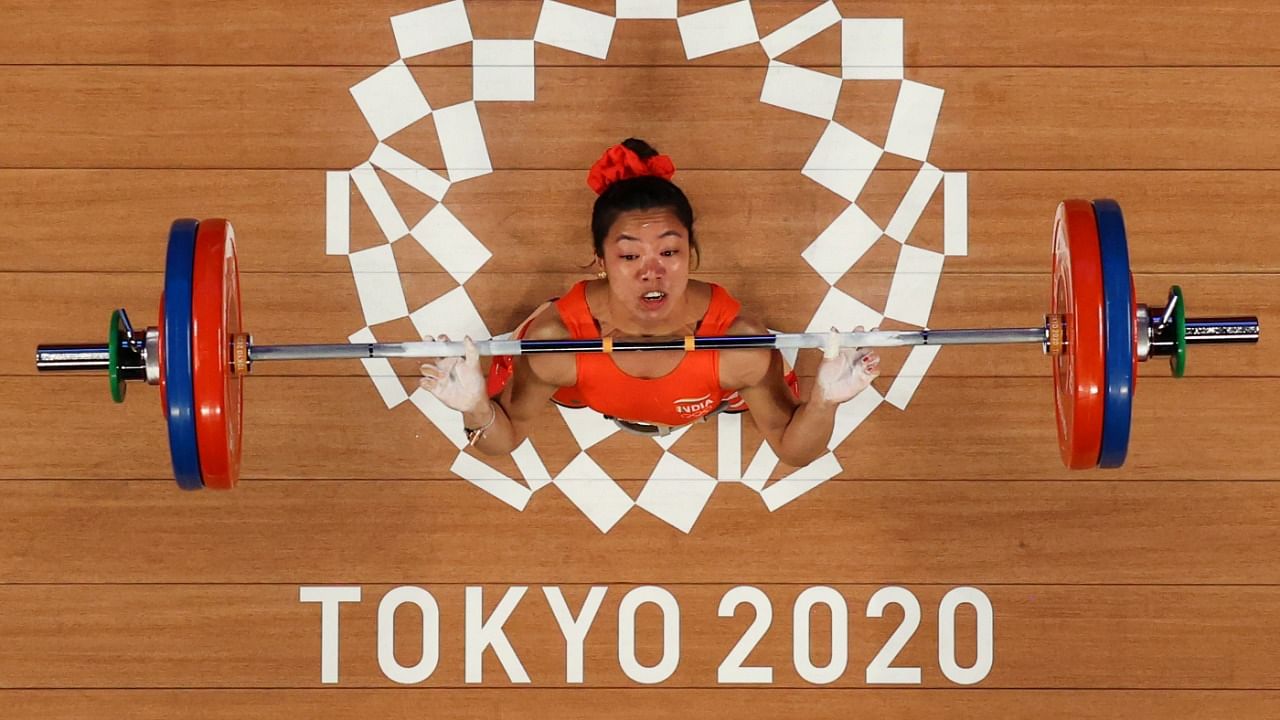 At the recently concluded Tokyo Olympics Games, the 26-year-old Chanu brought cheers to over a billion people as she clinched the silver medal. Credit: AFP Photo