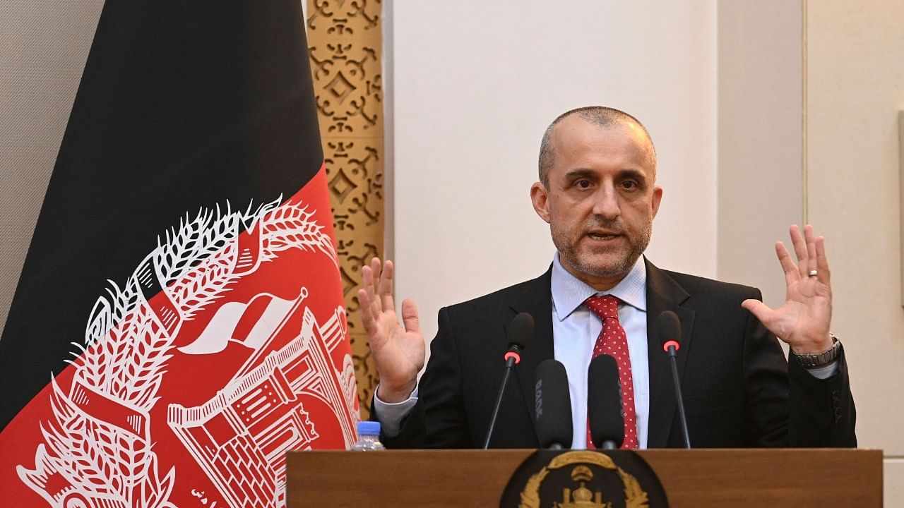 Vice President of Afghanistan Amrullah Saleh. Credit: AFP Photo