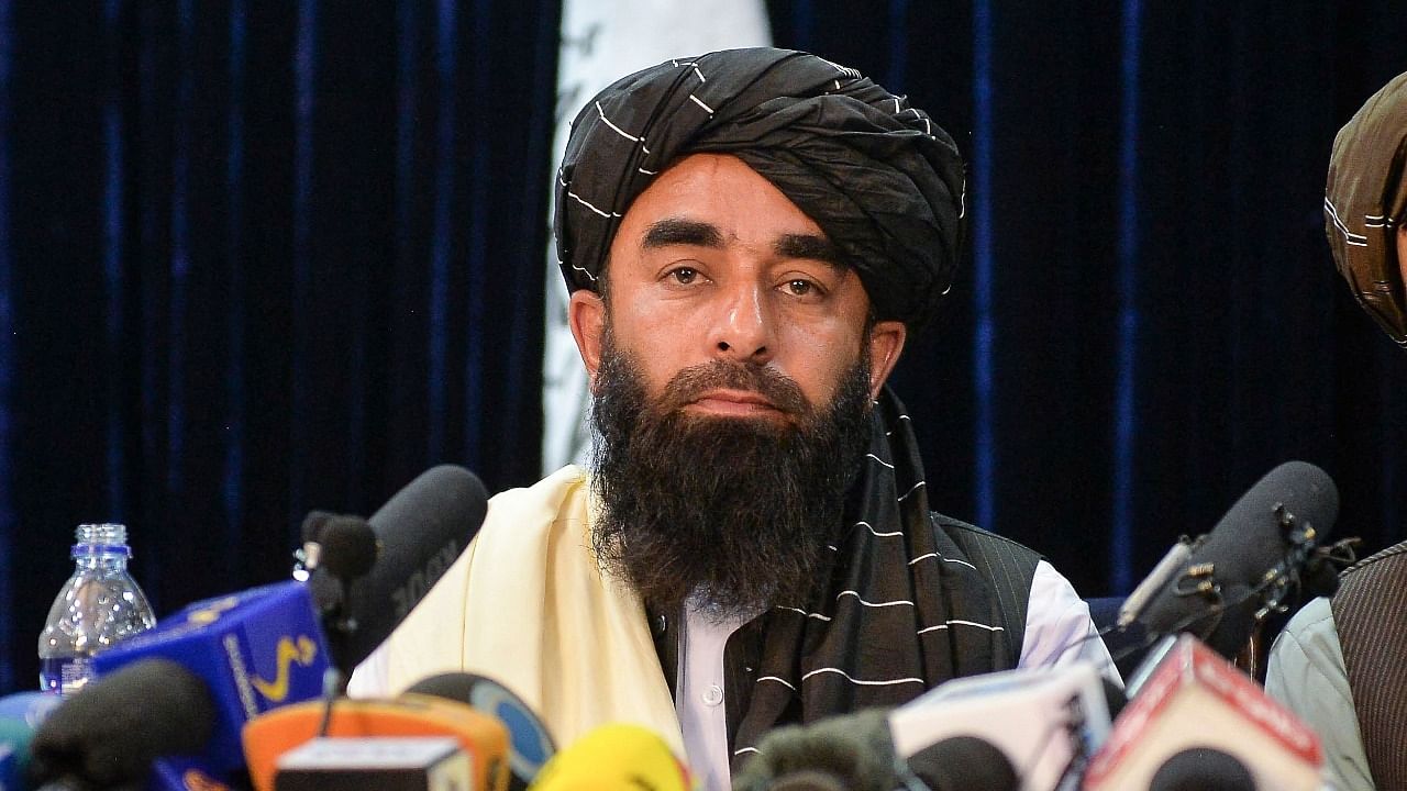 Taliban spokesperson Zabihullah Mujahid. Credit: AFP Photo
