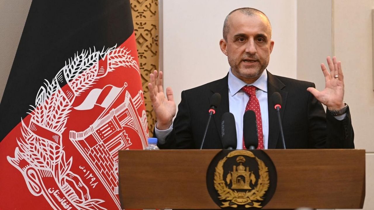 Former Vice President of Afghanistan Amrullah Saleh. Credit: AFP Photo