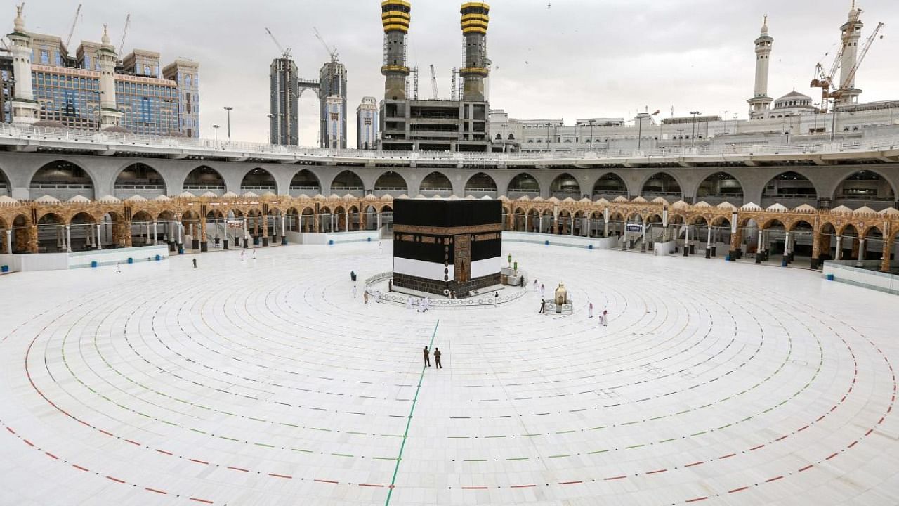 A view of Kaaba. Credit: AFP Photo