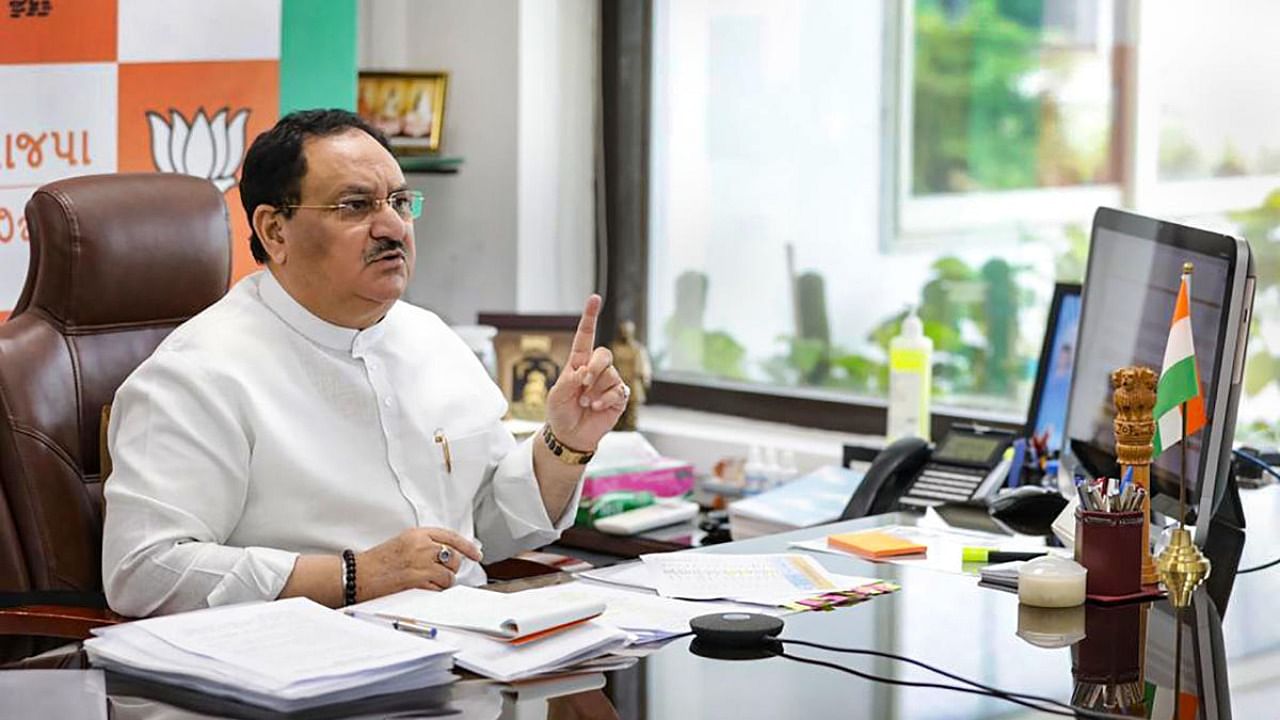 BJP National President J P Nadda. Credit: PTI File Photo