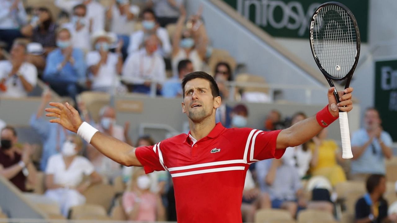 Novak Djokovic avoids calling himself a vegan. Instead he prefers using the term plant-based diet to describe his approach to healthy eating. Credit: Reuters Photo
