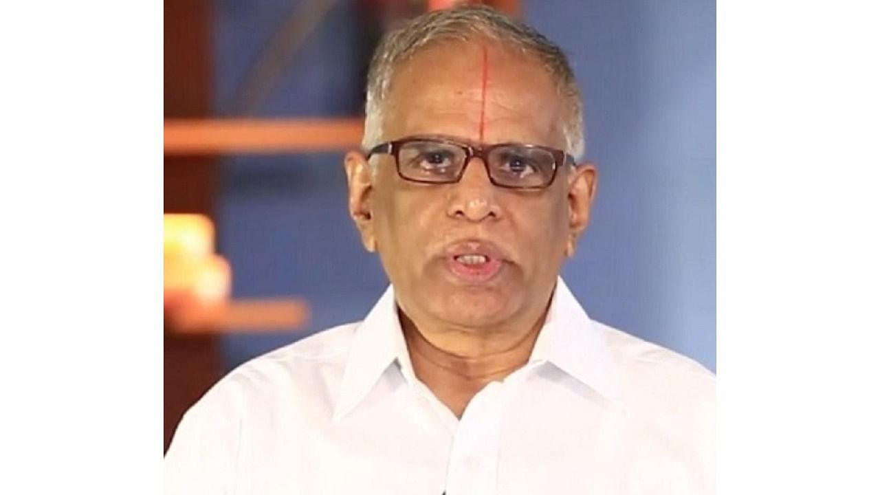 S Sadagopan, one of India's foremost academicians in the IT sector. Credit: DH File Photo