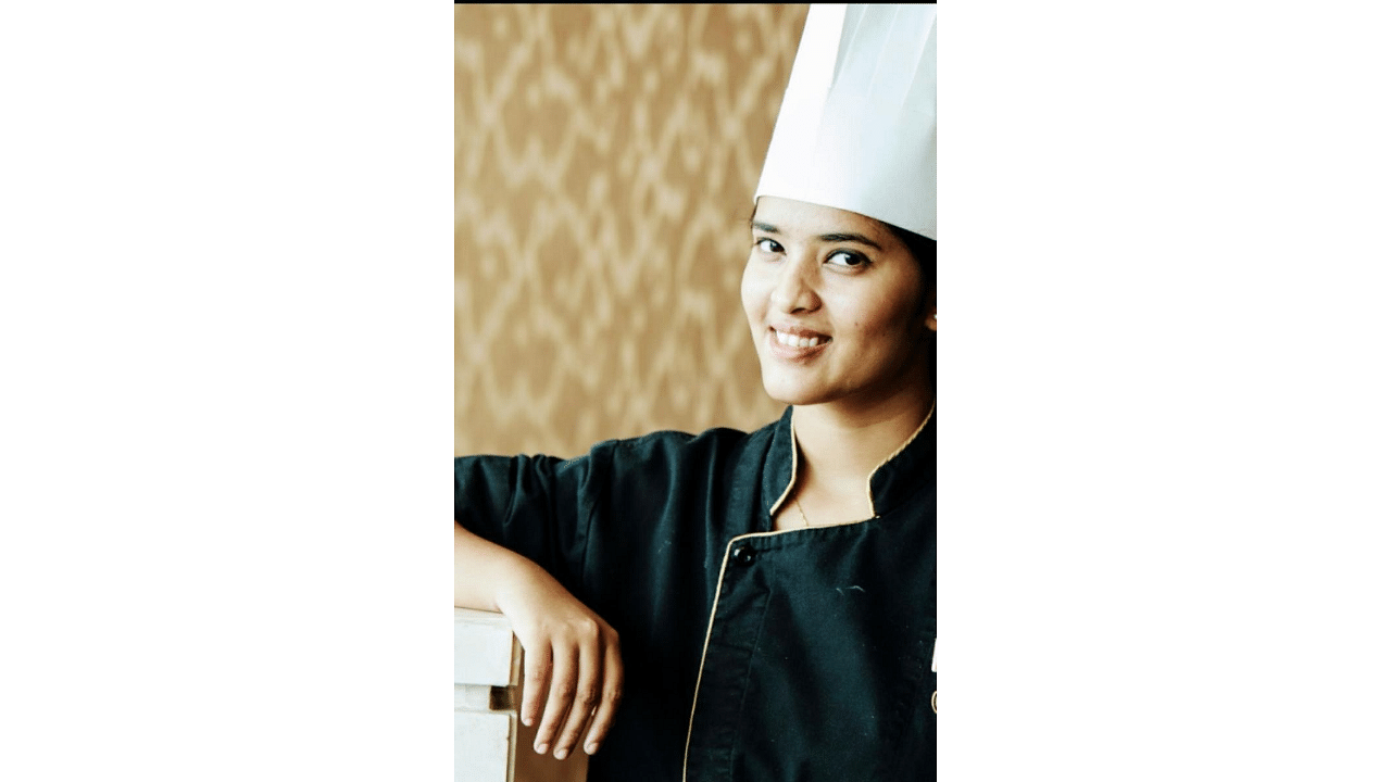 Bhavana Govardhane- Demi Chef De Partie (DCDP) at Courtyard by Marriott Bengaluru Hebbal. Credit: DH Photo