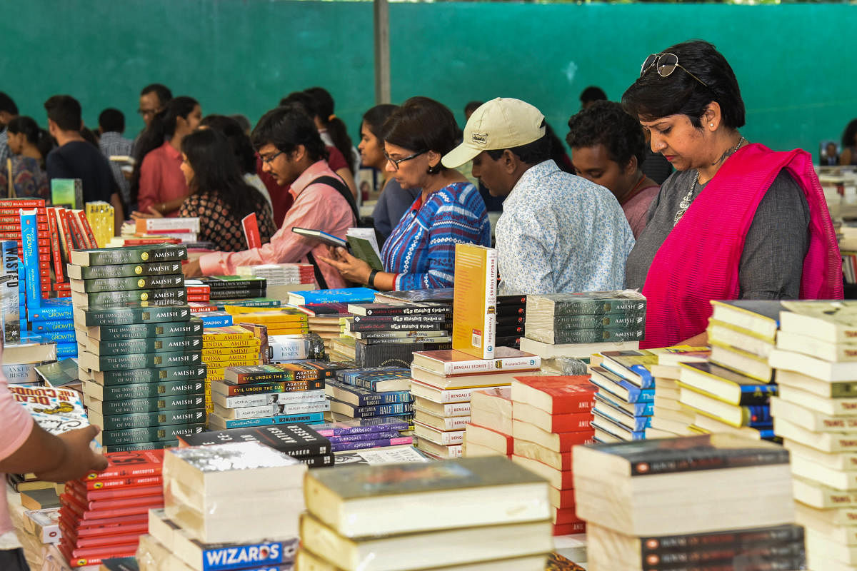 Book enthusiasts at an earlier edition of the Bangalore Literature Festival.