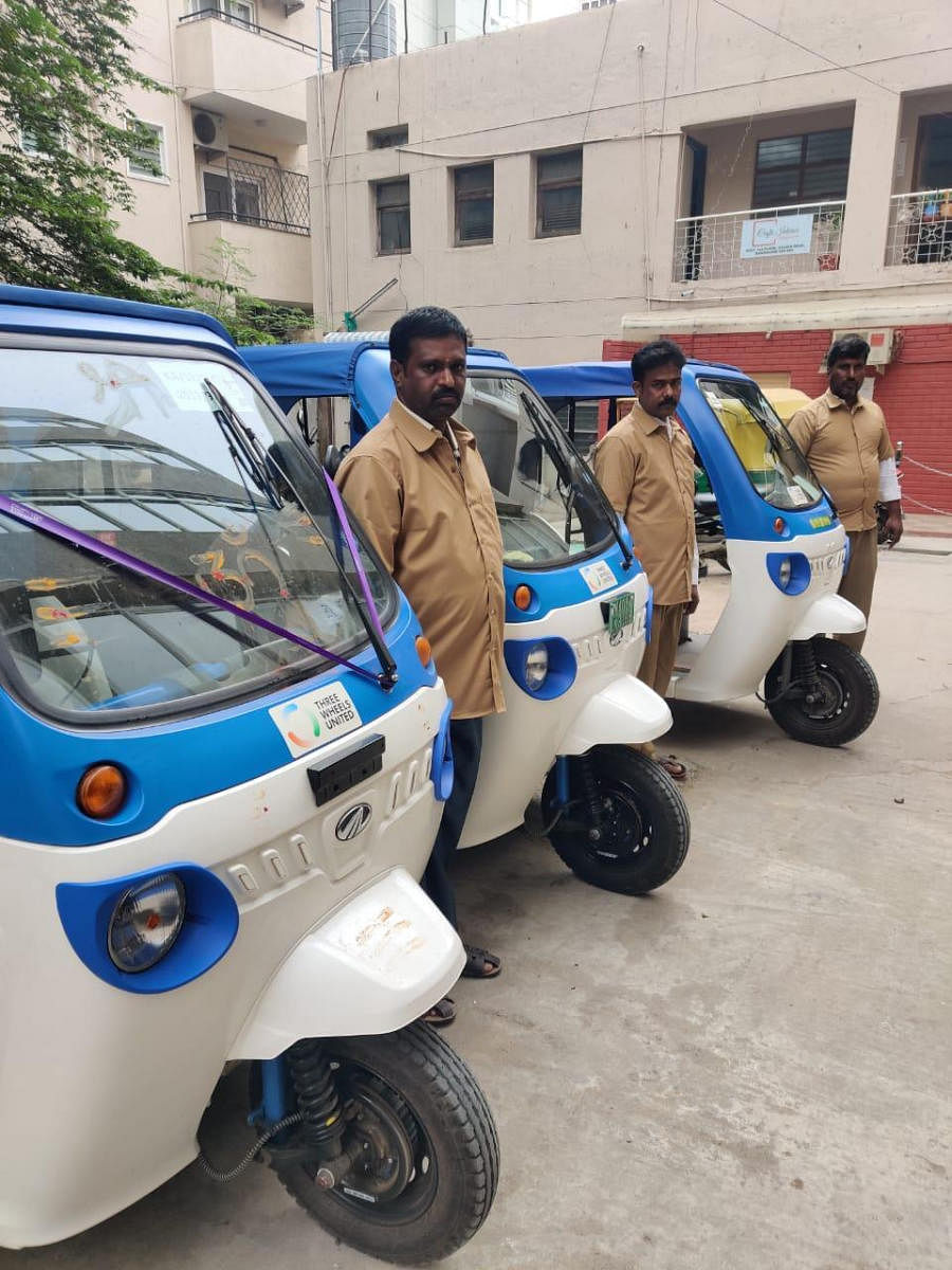 Three Wheels United has helped finance 35 electric vehicles in the city so far. Ten of the beneficiaries are women.