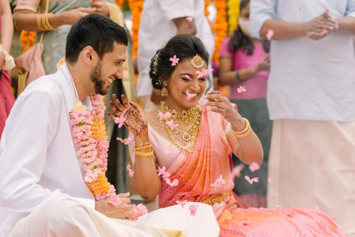 Raashid Navlakhi and Tarini Kumar had a small wedding in June.
