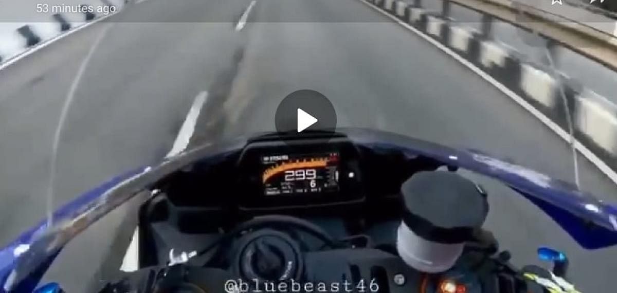 A racing enthusiast put up a video of himself speeding on Electronics City flyover last week. The police tracked him down and arrested him.
