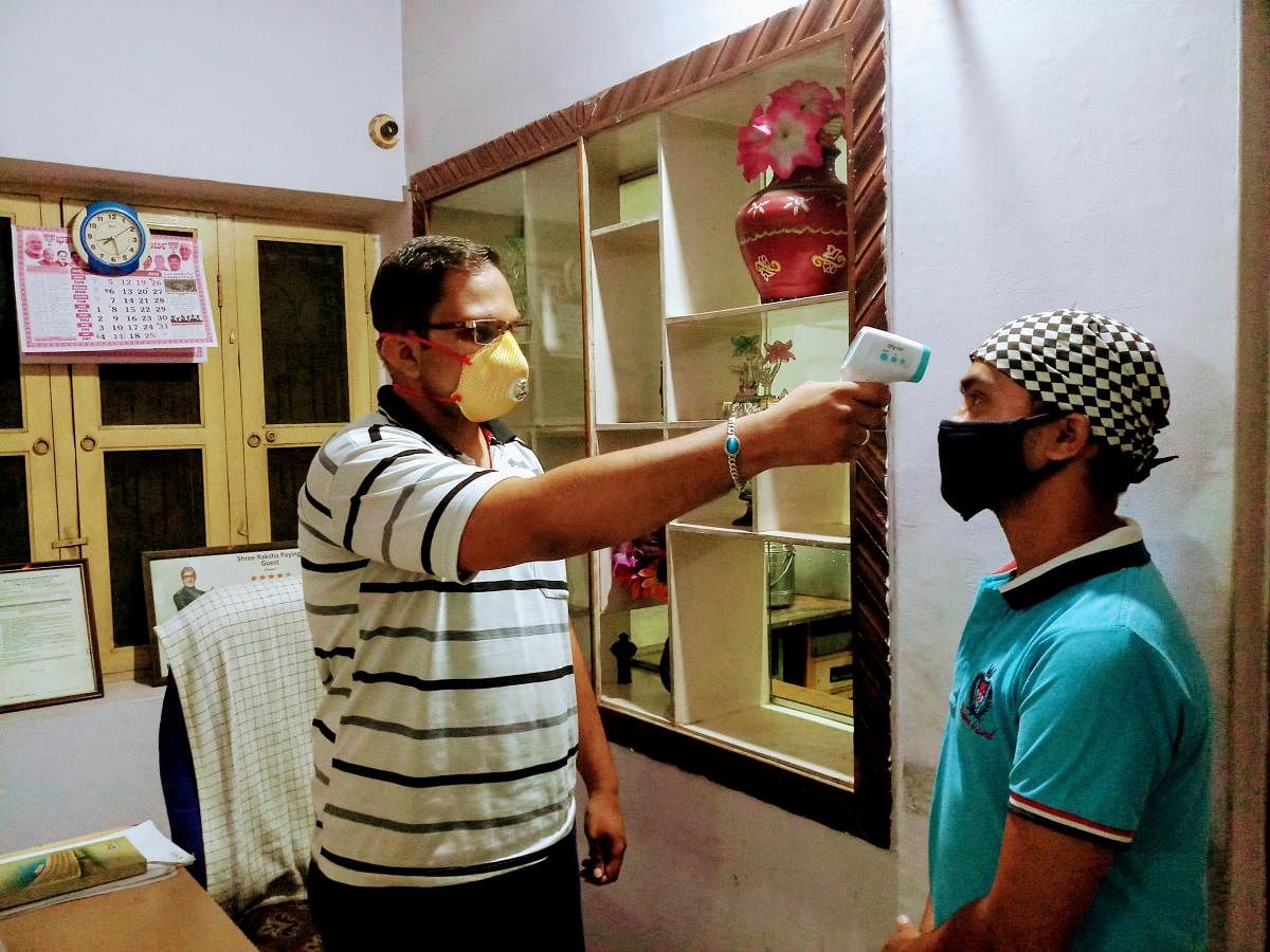 At Shreeraksha PG, Kengeri, masks are mandatory for everyone.