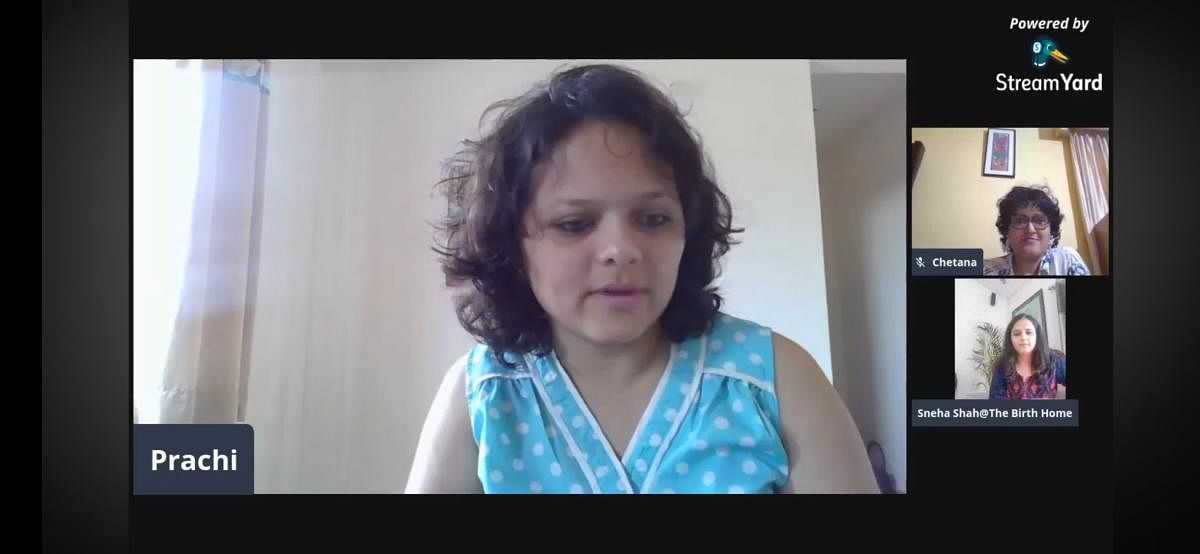 The Birth Home conducted an online session on the importance of breastfeeding and posture.