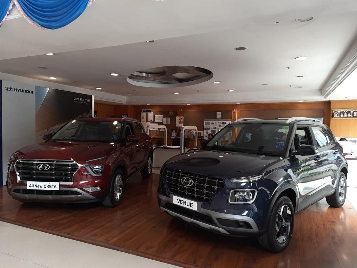 Hyundai Venue has a waiting period of one-and-a-half months and Creta three to five months. Credit: DH Photo