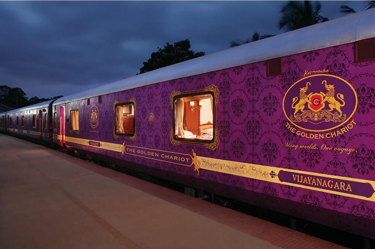 The Golden Chariot is preparing for its first run after the IRCTC took over its operations. The train will start from Bengaluru, cover destinations in Karnataka, Tamil Nadu and Kerala, and return to the city.
