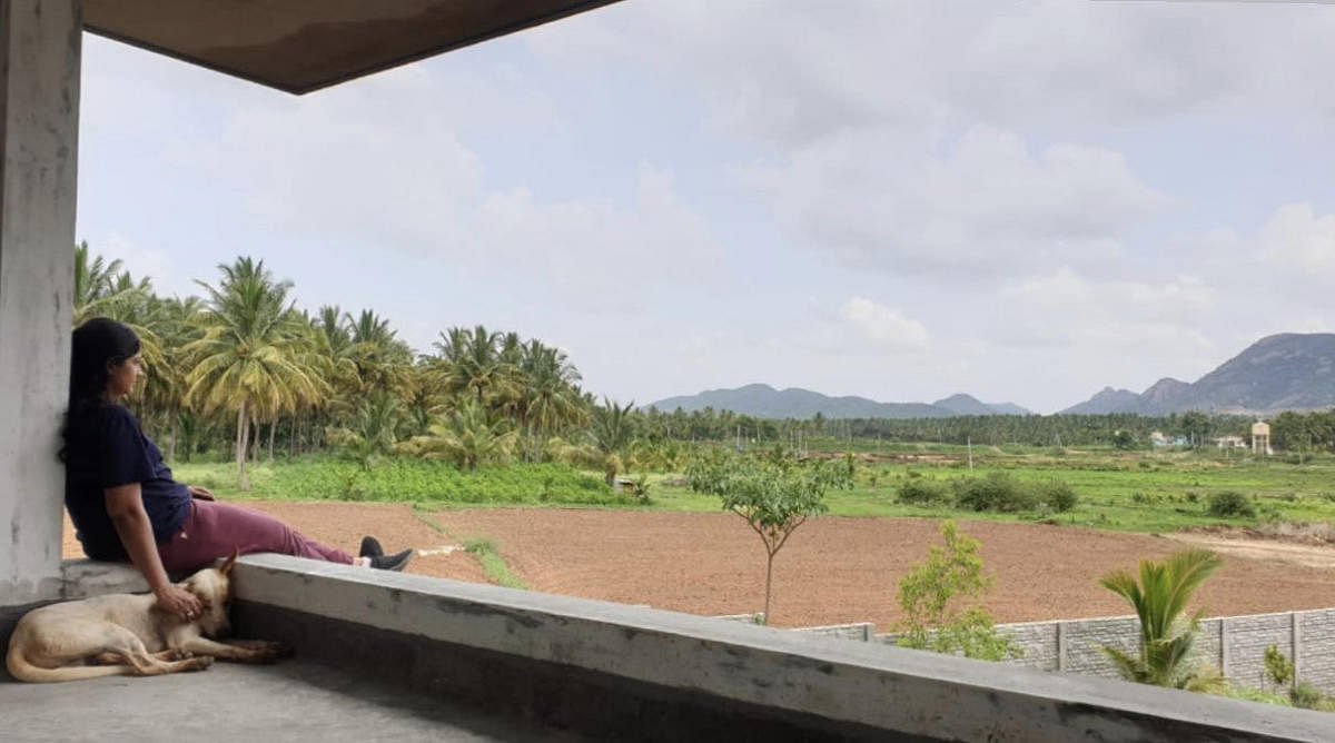 Ashita Mathew plans to grow all her vegetables and start an animal farm on land she has bought off Kanakapura Road.