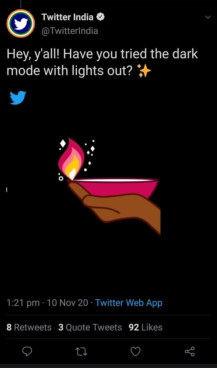 Twitter Diwali emoji 
