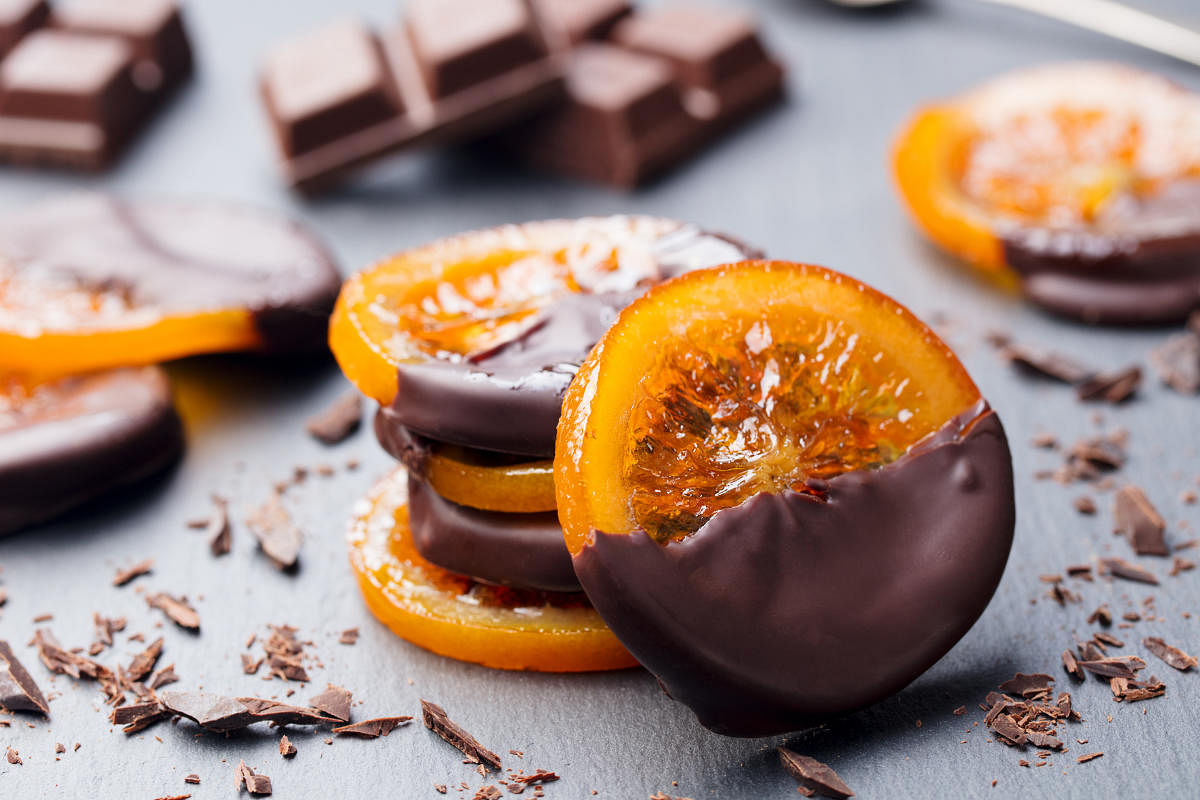 Choco candied orange