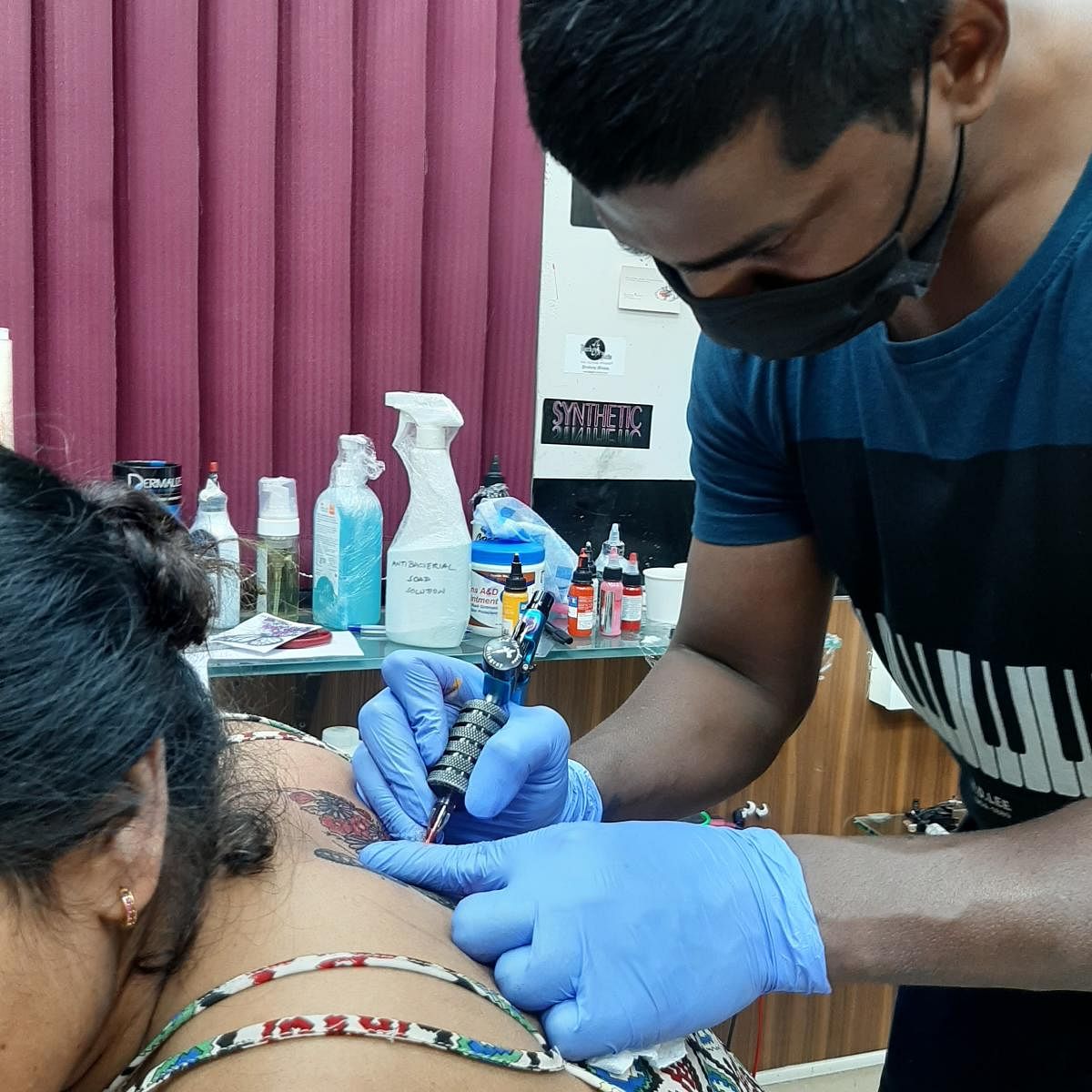 SCULP tattoo studio - Here we go colab tattoo done by @raghu__artix____ and  karthik @sculptattoos Customised design on Buddha Book your slots for  customised tattoo designs @sculptattoos Thank you 🙏 | Facebook