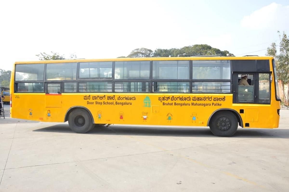 BBMP has bought 10 BMTC buses for its School on Wheels initiative.