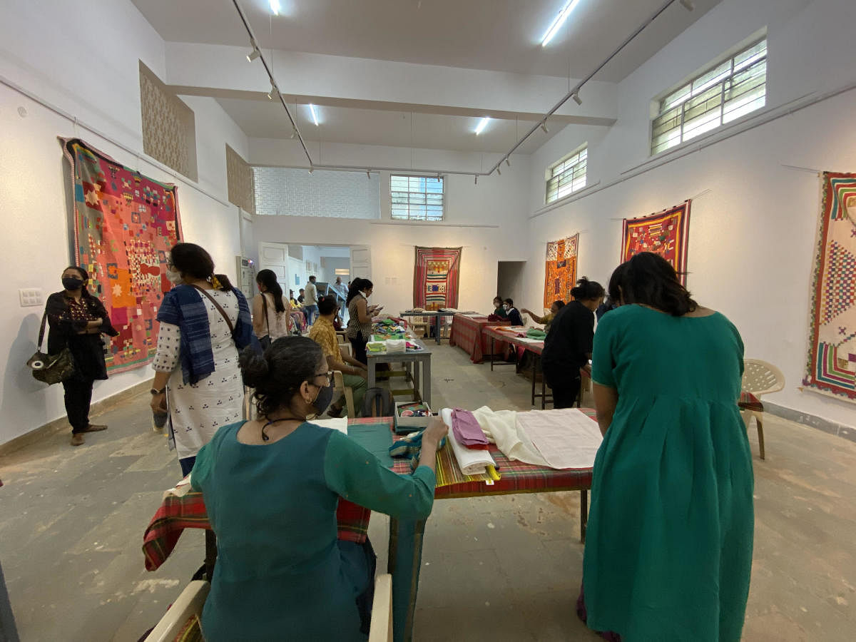 Urban Fabrics of Bengaluru showcases the work of 19 artists.