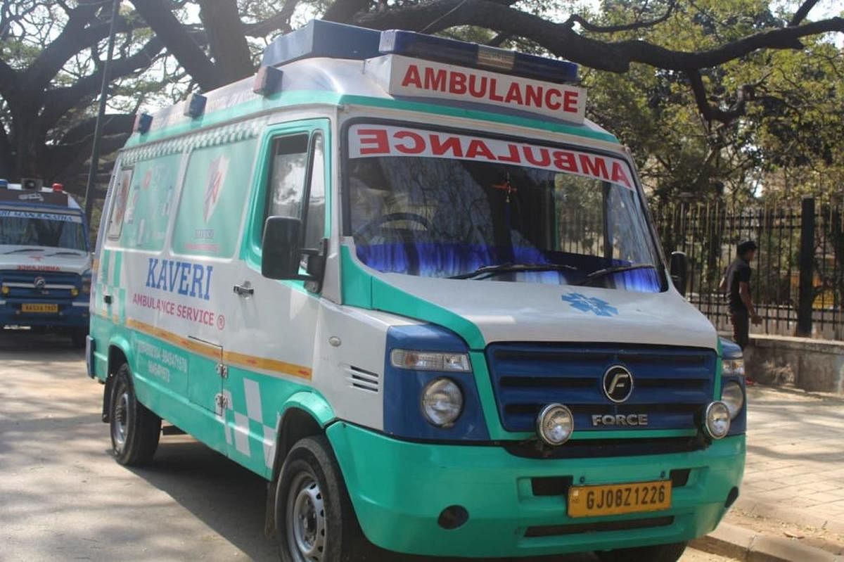 Kaveri Ambulance is available round the clock, and has set aside five of its 25 vehicles for the poor.