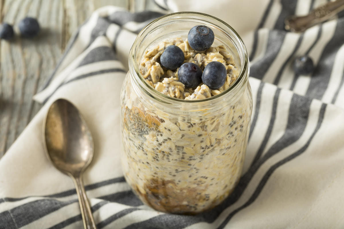 Espresso overnight oats.