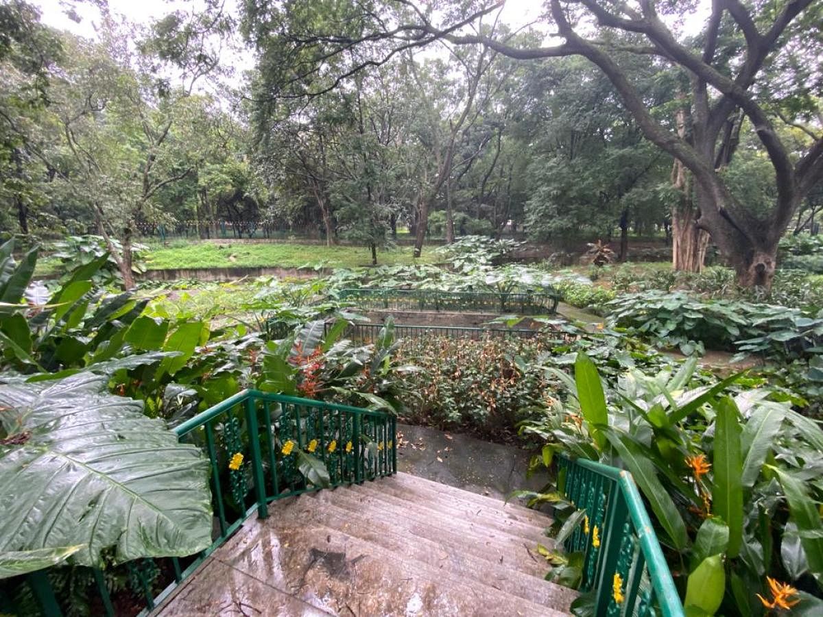 The two-acre garden is located near the West Gate.