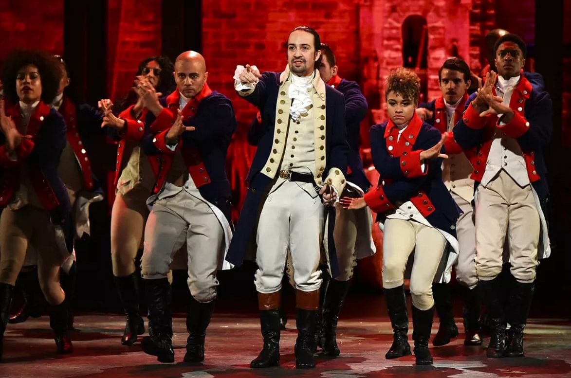 Lin-Manuel Miranda as Alexander Hamilton.