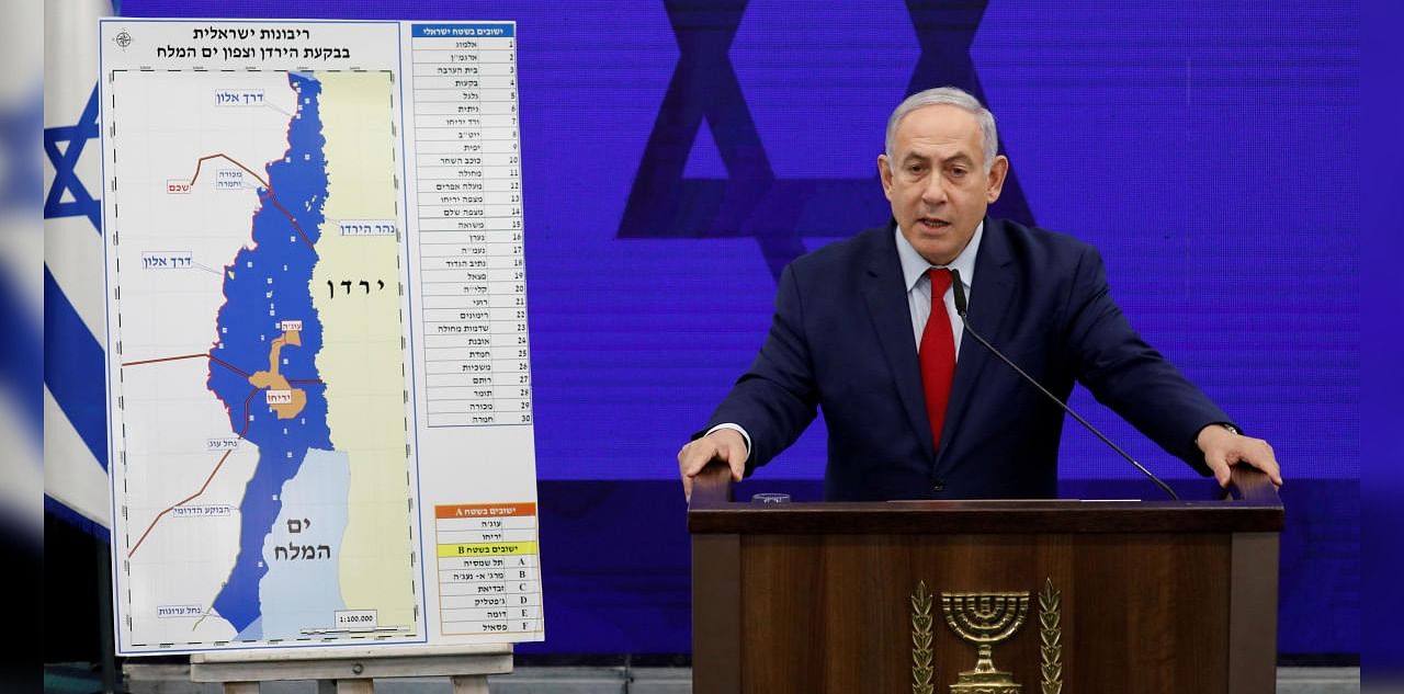 Israeli Prime Minister Benjamin Netanyahu delivers a statement in Ramat Gan, near Tel Aviv, Israel September 10, 2019. Credit: Reuters Photo