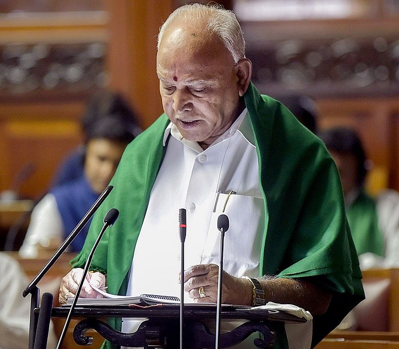 Karnataka Chief Minister BS Yediyurappa. Credits: PTI Photo