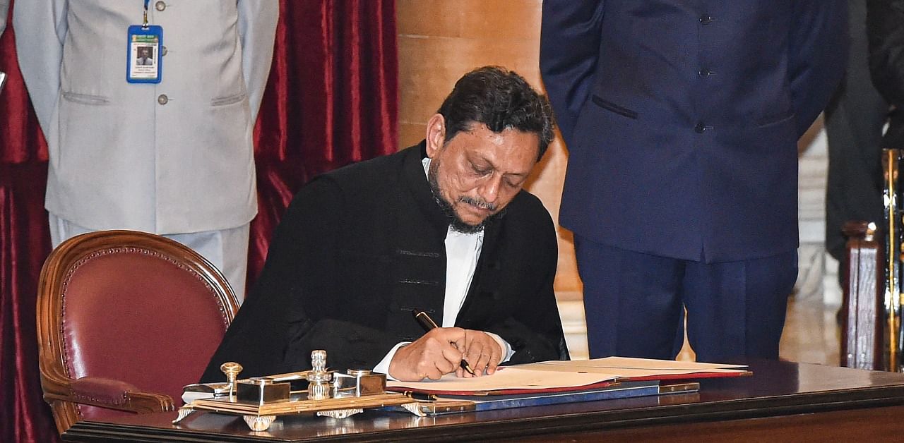 Bobde was administered oath as the 47th CJI in November 2019. Credit: PTI File Photo