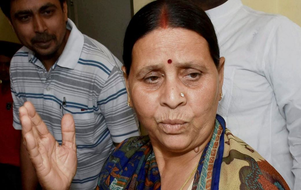 Former Bihar CM Rabri Devi. Credit: File Photo