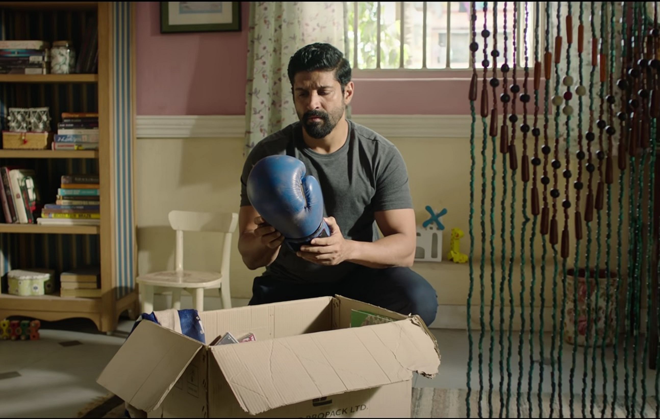 Farhan Akhtar acts out of his skin in ‘Toofan’.  